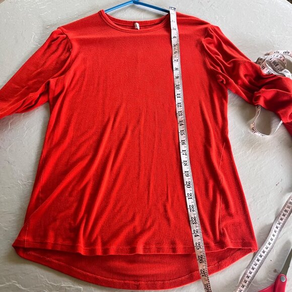 Lululemon Hold Tight Long Sleeve Shirt in Solar Orange Size 10 - Picture 7 of 8